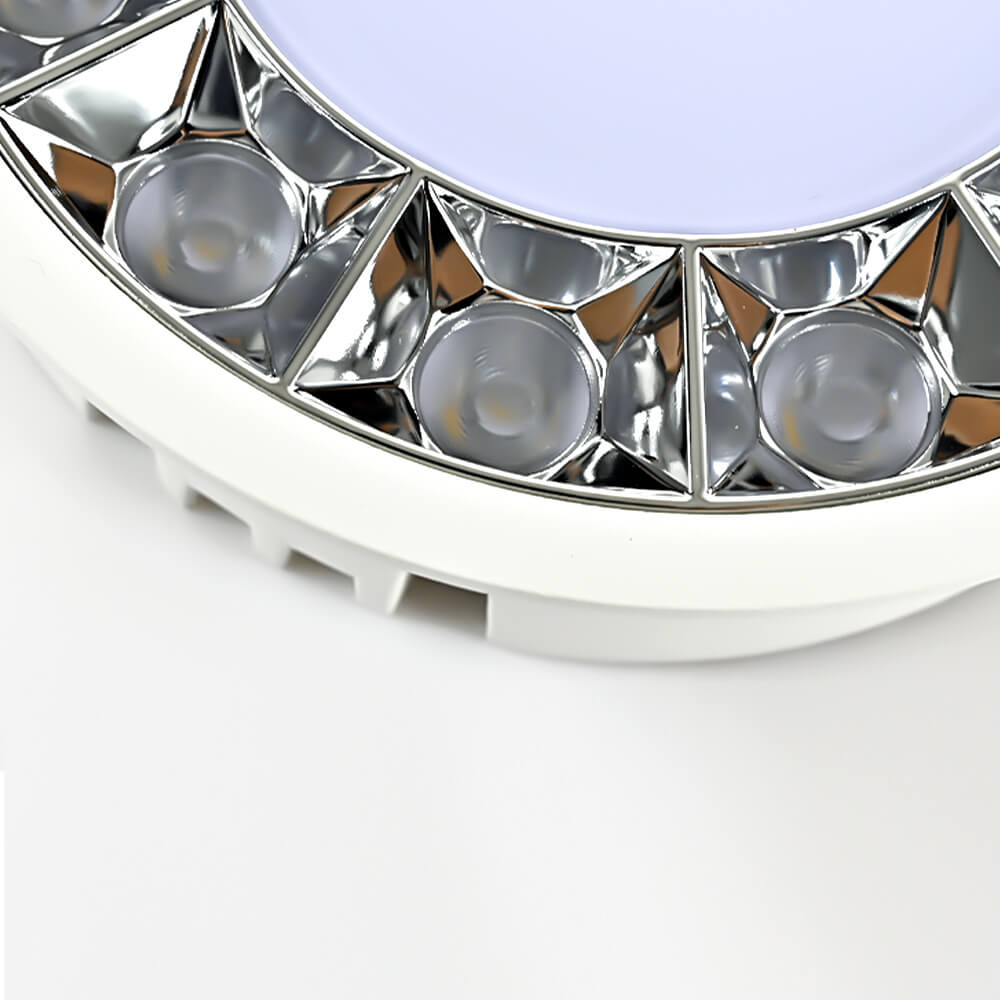 Upgrade to the 5 Inch 20W Zigbee Smart Round Grid Light for Exceptional